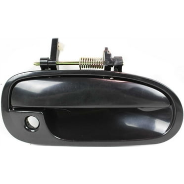 Replacement H462101 Exterior Door Handle Compatible with 1996-2000 Honda Civic Front, Right Passenger Smooth Black