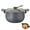 Gray, variant on Multifunctional Large Capacity Non-stick Pressure Cooker, Micro Pressure Cooker with Anti-Scalding Handle & Visual Glass Lid, Stew Pot for all stoves