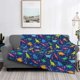 thumbnail image 2 of Fotbe Dinosaurs Adventure Manta de Franela con Estampado, Manta Ultrasuave para Cama, Sofá, Auto, Hipoalergénica y Antibolitas-50"x40", 2 of 6