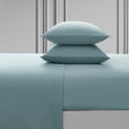 thumbnail image 4 of Sweet Home Collection Jersey Knit Microfiber Sheet Set Cal King Misty Blue, 4 of 7