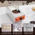 thumbnail image 5 of VEVOR Chocolate Tempering Machine - 9 Lbs, 2 Tanks, 800W Stainless Steel Electric Commercial Food Warmer with Temperature Control, 5 of 12