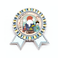 thumbnail image 1 of Japoneses locales viajar por volcán Insignia broche Medalla ganadora, 1 of 3