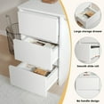 thumbnail image 6 of DreamCurship Computer Desk with Hutch, Home Office Desk with Drawers and Shelves, Wood Writing Study Desk, White, 6 of 7