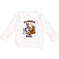 thumbnail image 2 of Inktastic Farmer Girl with Happy Farm Animals Toddler Sweatshirt, 2 of 4