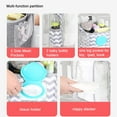 thumbnail image 7 of JUPSK Baby Hanging Diaper Caddy, Foldable Baby Changing Table Diaper Organizer Crib Hanging Storage Bag, Polyester Oxford Cloth, 7 of 7
