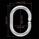 thumbnail image 2 of Plastic Shower Curtain Rings Hooks, Shower Curtain Hooks Rings, 36 Pcs Shower Hooks For Shower Curtain, C Shaped Shower Rings For Curtain, 2 of 5