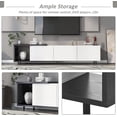thumbnail image 5 of Royard Oaktree Extra Long TV Stand Fits TVs up to 90", Extended Media Console with Storage Drawers,, 5 of 7
