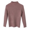 thumbnail image 3 of OJSFQUFP Kids Ribbed Sweater Solid Color Long Sleeve Slim Fit Knit Base Layer Shirts for Boys Girls, 3 of 9
