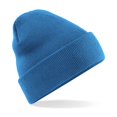 thumbnail image 2 of Ljudmp Mens Womens Beanie Folded Acrylic Knitted Hat Foldover Autumn Winter Cold Weather Warm-Keep Skull Cap Stretch Brimless Hats Royal Blue, 2 of 3