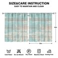 thumbnail image 2 of Vintage Teal Wood Grain Curtains-Blackout Curtains Bedroom Decor Living Room Darkening Grommet Window Drapes 2 Panels Set 53x63 inch, 2 of 2