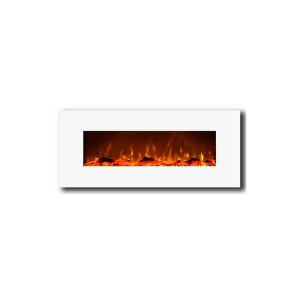 50 in. Houston Electric Wall Mounted Fireplace