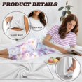 thumbnail image 6 of DISNIMO Daisy Printed Womens Pajama Set, Tie Dye Printed Sleepwear Soft 2 Piece Pjs Set Short Sleeve Tops and Capri Pant Lounge, XL, 6 of 7