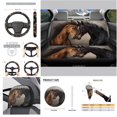 thumbnail image 4 of Uorisanigo Pair of Horses Auto Front and Rear Cushion Covers Water Coaster Gear Lever Cover+Hand Brake Cover Steering Wheel Cover Pillowcase Gifts for Friends and Family Set of 11, 4 of 7