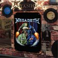thumbnail image 2 of Hojalata Rectangular 30*40cm Plano Serie Musical Banda Megadeth (2), 2 of 9