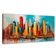 thumbnail image 1 of Cuadro Decorativo Canvas New York Colors 140x70, 1 of 4