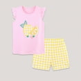 thumbnail image 2 of CAUYDY Toddler Girls Clothes Baby Girls Summer Outfits Tank Tops Ripped Denim Shorts Set Little Girls Spring Clothes Newborn Infant Girls Summer Pjs Set (Sizes 4-5 Years,D01-Light Pink), 2 of 7