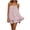 Pink, variant on Cute Easter Short Sleeve Pajama Set Bunny and Egg Pattern Sleepwear for Ladies