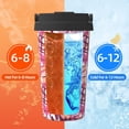 thumbnail image 5 of Lsque Cute Girl Pattern Travel Coffee Mug 16oz: Insulated Coffee Cup with Leakproof Lid, Coffee Tumbler, Reusable Coffee Cups with Seal Lid, 5 of 8