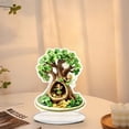 thumbnail image 4 of YOHAVEN St. Patrick's Day Acrylic Clover Tabletop Decoration, Green Four Leaf Lucky Ornament For Shelves Desks Mantels, Lightweight Durable Holiday Accent, Reusable Irish Festival Decor, 4 of 9