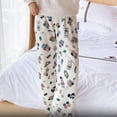 thumbnail image 2 of Pantalones de pijama de dibujos animados Kawaii Y2K Anime Coral velvet, Pantalones suaves cálidos, lindos amantes, pantalones para el hogar, pantalones casuales de moda, 2 of 5