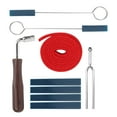 Piano Tuning Set Tool Mutes Wrench Fork Lever Felt Temperament Strip