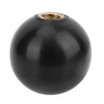 thumbnail image 1 of Perillas de bola roscadas M8 con mango negro y rosca hembra, perillas de bola termoendurecibles para maquinaria de equipo, 5 unidades, 1 of 5