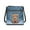 Blue-Highland Cow Snowflake, variant on Owl Flower Print Vegan Leather Crossbody Bag for Women, Vintage Lightweight Shoulder Handbag with Adjustable Strap, Waterproof Messenger Purse Crossbody for Travel & Shopping