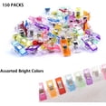 thumbnail image 4 of 150 clips de costura multiusos, clips para coser, clips acolchados para encuadernación de costura de tela, varios colores brillantes oso de fresa Electrónica, 4 of 6