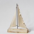 thumbnail image 2 of MDR Trading Inc. FP-HUS-528_Q01 Wooden Raft With Fabric Sail Figurine, 2 of 2