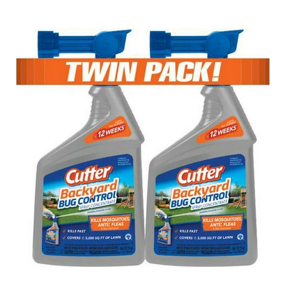 Cutter 32-Oz. Backyard Bug Control Spray Concentrate, 2 pk.