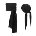 thumbnail image 4 of Pañuelo para la cabeza de pirata, accesorios para sombrero, cinturón de cintura pirata, faja pirata para fiesta Negro, 4 of 8
