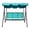 Green, variant on Biotree Loveseat Cushioned Patio Steel Frame Swing Glider -Beige Outdoor Garden Relaxation Deck Porch