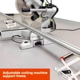 thumbnail image 4 of Adjustable Cutting Machine Support Frame Table Saw Stand Height Adjustable Metal Cutting Machine Work Support Stand Material Support Frame Cutting Machine Attachment, 4 of 9