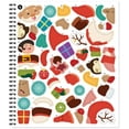 thumbnail image 4 of Brain Games - Sticker by Number Brain Games - Sticker by Number: Christmas (Bus Cover): Fun Holiday Activity Book for Kids and Adults Spiral Bound with , (Paperback), 4 of 5