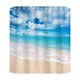 thumbnail image 1 of ¡Oferta! Cortina de ducha CICRKHB con estampado de playa y océano, 180 x 180 cm, con 12 ganchos de plástico, impermeable, para baño, resistente, lavable a máquina, secado rápido., 1 of 8