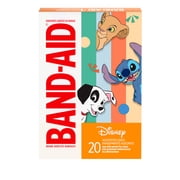 BAND-AID Brand Bandages for Kids, Disney Characters, Assorted, 20 Count