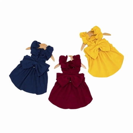 Zieuo Cute Small Dog Dress For Girls' Birthdays, Puppy Costumes For Spring And Summer Dog Dresses For Princesses, Pet Dresses For Dogs Cats, Chihuahuas Yorkshire Dresses