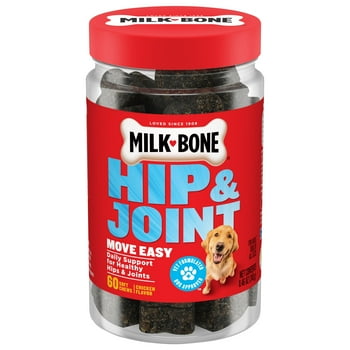 Milk- Hip & Joint Supplements for Dogs, Deliciously Soft Dog Chews, 60 ct.