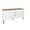 White C/ Caramel, variant on Alice Sideboard 3 Drawers 2 Doors White - by From the Tree Furniture
