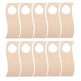 thumbnail image 3 of 10 perchas de perilla de puerta en blanco de madera, suministros de placa lisa de bricolaje, artesanía, decorativos para Hotel, hogar, dormitorio colgante, oficina EstiloF Macarena Colgadores de puerta, 3 of 8