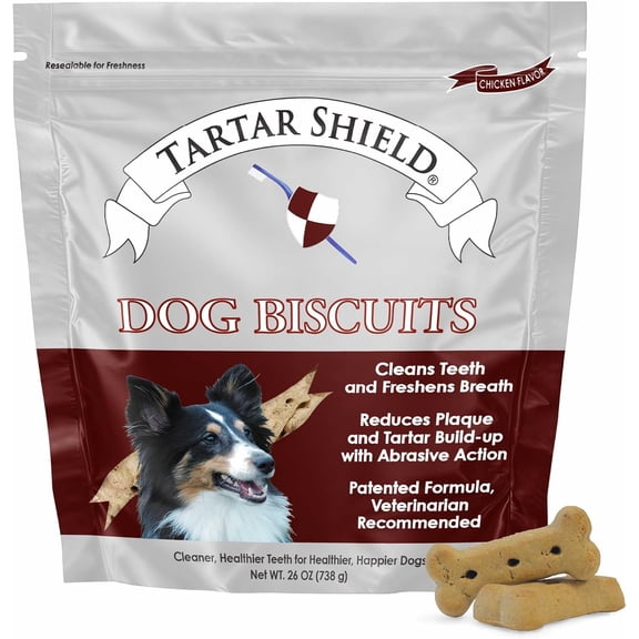 Tartar Shield® Dental Dog Biscuits, Tartar Control, Chicken, 26 oz