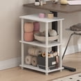 thumbnail image 2 of Furinno TURN-N-TUBE 3-Tier Toolless Corner Shelf Storage White, 2 of 5
