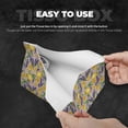 thumbnail image 5 of Lsque Lavender Flowers Printed Long Tissue Box Cover Holder, Facial Paper Organizer Dispenser,Triangle with Bottom Belt, PVC Leather Decorative Organizer, 5 of 9