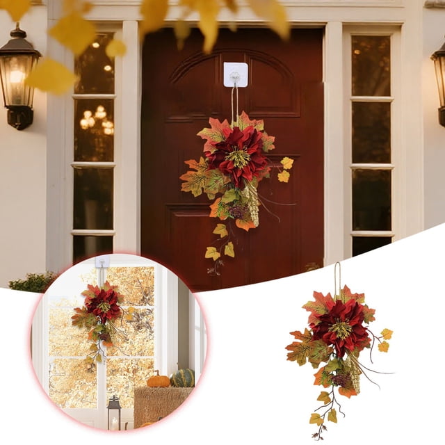 Décoration Murale Feuille d'Érable d'Automne pour Arrangement Saisonnier d'Automne