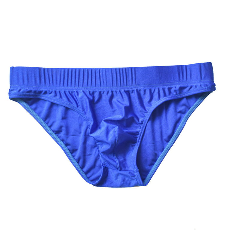 Gubotare Boxer Briefs For Men Men's Cotton Stretch Underwear Support Briefs  Wide Waistband Multipack,Blue S 