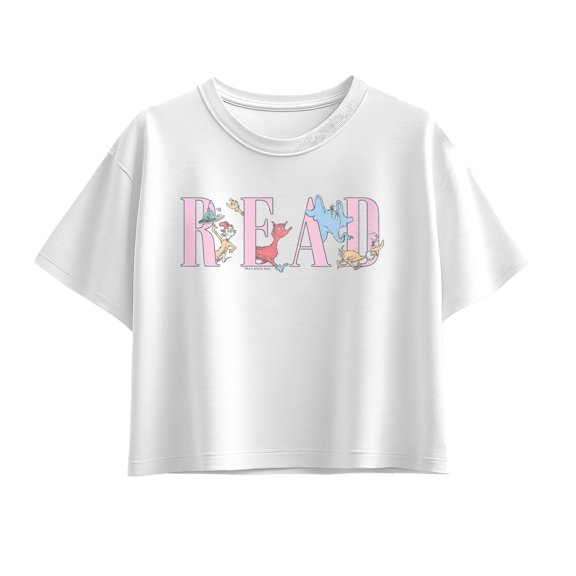 Dr. Seuss - Read Short Sleeve Boxy Graphic T-Shirt
