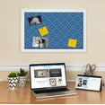 thumbnail image 3 of PinPix 16x16 Custom Cork Bulletin Board Peaks Modern Pattern Navy Poster Board Has a Fabric Style Canvas Finish, Framed in Peaks Modern Pattern Navy, by ArtToFrames (PinPix-1796), 3 of 6