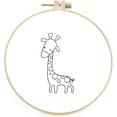 thumbnail image 5 of Maydear Stamped Embroidery Kit for Beginners with Pattern, Cross Stitch Kit - Giraffe, 5 of 6