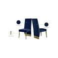 thumbnail image 2 of Meridian Furniture Porsha 19"H Velvet Dining Chair in Navy (Set of 2), 2 of 5