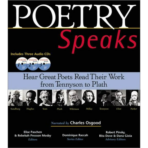 Pre-Owned Poetry Speaks: Hear Great Poets Read Their Work from Tennyson to Plath [With CDs (3)] (Hardcover) 1570717206 9781570717208